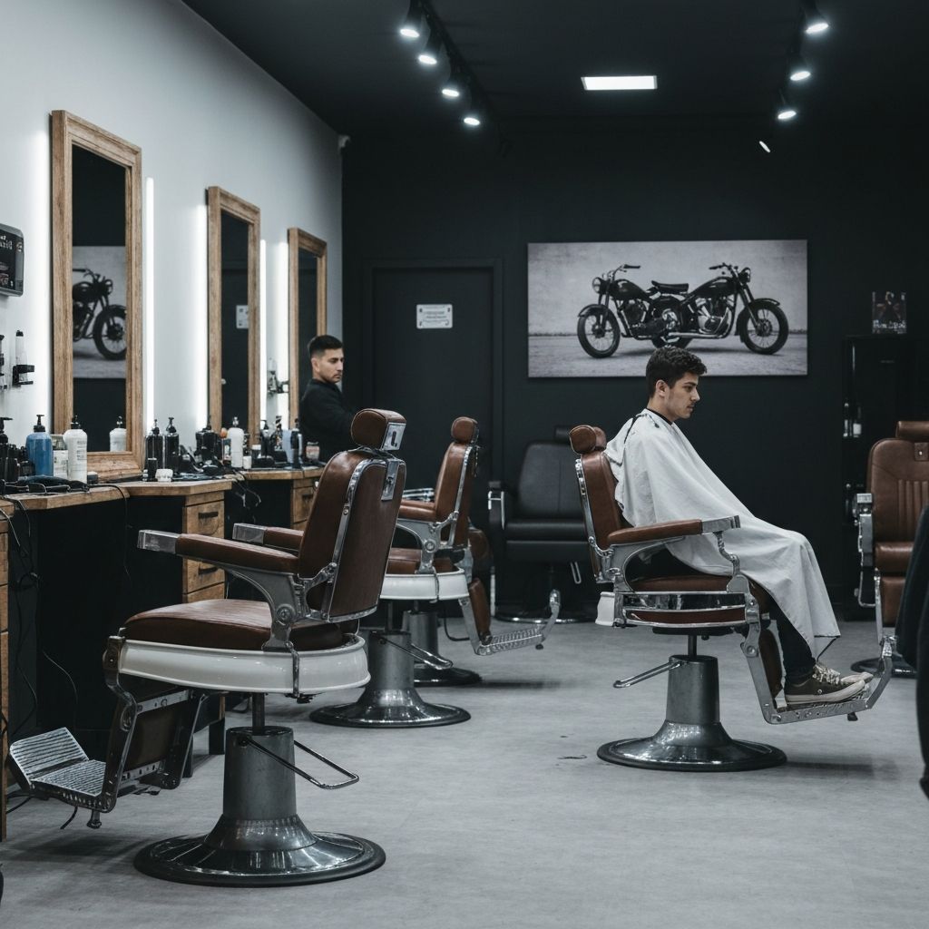 Elite Cuts Barbershop Interior